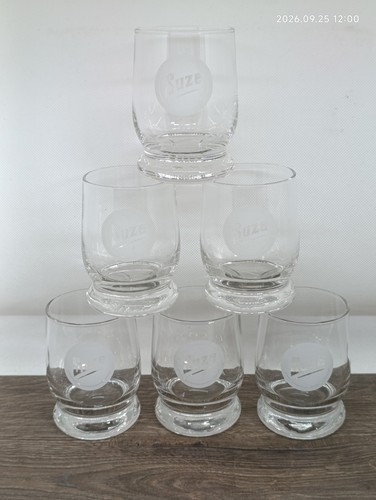 Lot verres suze vintage - de,