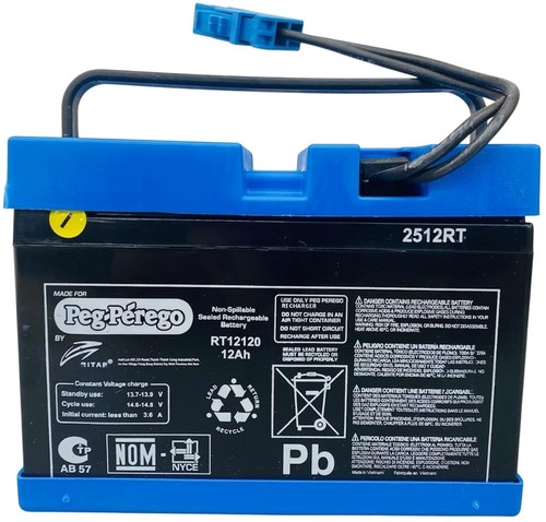 Genuine peg perego - 12v, battery