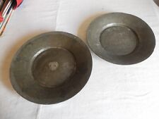 2 ANCIENS PLATS EN CUIVRE