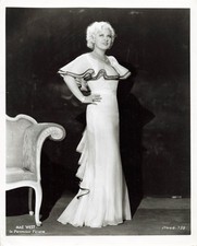 MAE WEST photo argentique