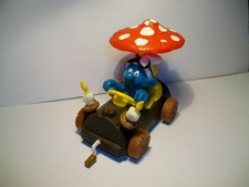 SMURF SCHLUMPF SCHTROUMPF VOITURE RONDIN VARIANTE HONG KONG  40232