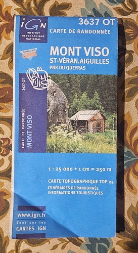 Carte randonnée 3637ot - carte,