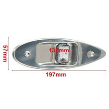 2 X Rouge + Vert Marine Bateau Navigation LED Côté Larme Léger Vertical Mount