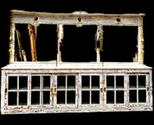 Comptoir de magasin a porte