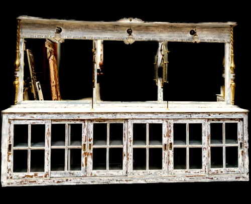 Comptoir magasin porte - comptoir, a