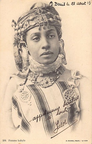 Algérie kabylie femme - algérie,