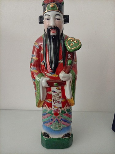 Figurine chinoise polychrome - figurine,