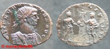 Romaine ! Aurélianus de cuivre d'AURELIEN revers FIDES MILITUM, en TB-
