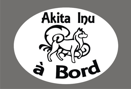 Sticker akita inu à - *,