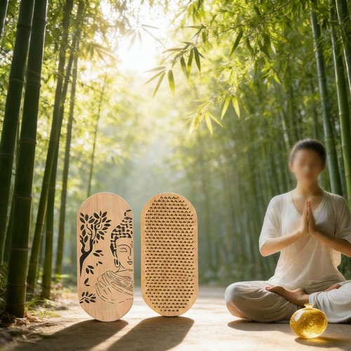 Planches yoga en bois - planches,
