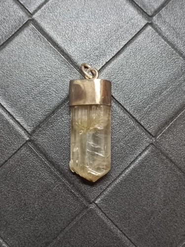 Pendentif cristal roche - pendentif, en
