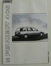 Brochure PEUGEOT 405 break de