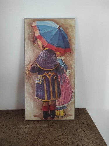 Tableau vintage resté - , sous