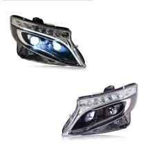 2 feux phare avant full led pour MERCEDES classe V et VITO w447 03/2014 à 2024