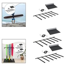 Support mural vertical pour planches de surf, en métal, pour wakeboard et