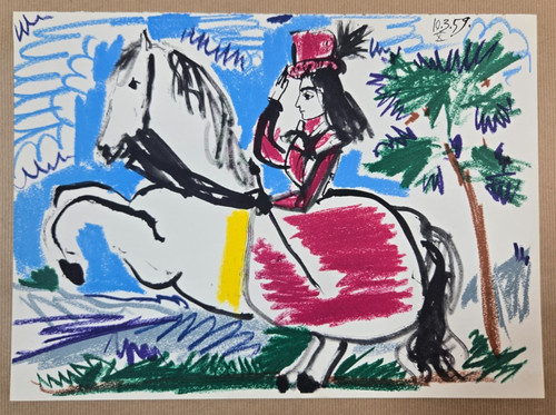 Lithographie couleur après - lithographie,