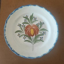 Assiette Auvillar XIXè M.Verdier