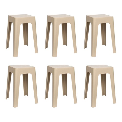Lot tabourets empilables - lot, 6