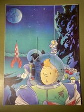 Affiche tintin hommage - tintin,