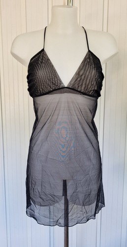 Nuisette transparente noire