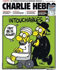 Charlie Hebdo "INTOUCHABLES 2" CHARB N° 1057 19 SEPTEMBRE 2012 french PAS MOQUER