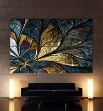 Feuille D'Or Abstrait Image de
