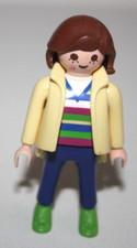PLAYMOBIL 4343 5989 6865 FEMME VESTE JAUNE CLAIR VETERINAIRE ECOLE