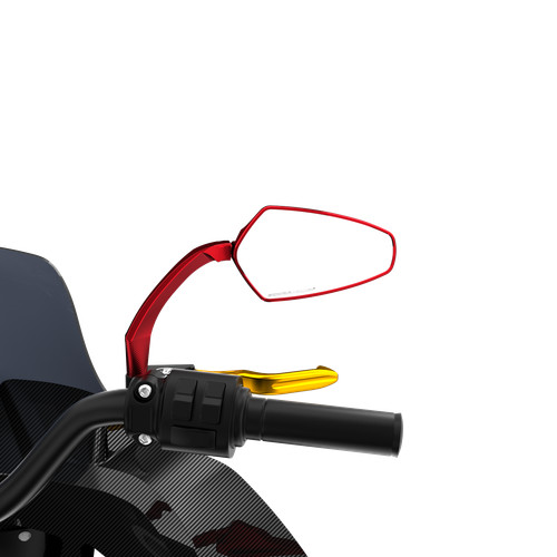 Red aluminum motorcycle - red,