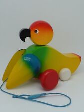 JOUET EN BOIS A TIRER OISEAU