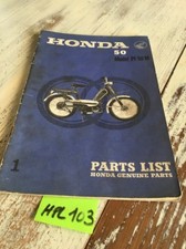 Honda PF50M PF50 M PF 50 parts list liste catalogue pièce détachée amigo