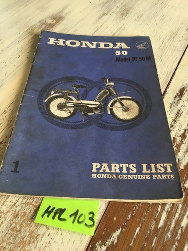 Honda pf50m pf50 - pf, parts