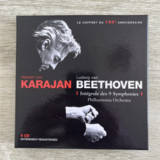 Karajan | Beethoven - Intégrale des 9 Symphonies | Coffret 5 Cd | Bon État