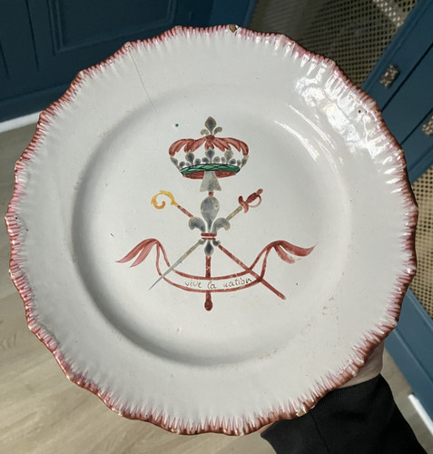Belle assiette faience est les - belle,