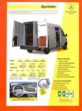 MERCEDES / PROSPECTUS / SPRINTER FOURGON ATELIER / MODUL SYSTEM LOGNES ( 77 )