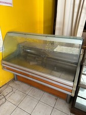 Vitrine réfrigérée vitre droite avec réserve blanc - Longueur 200 cm,  220 V - M
