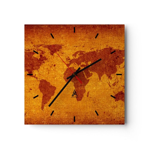 Horloge murale verre - horloge,