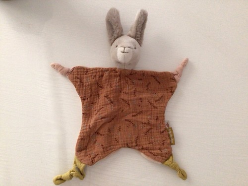 Doudou plat lapin trois petits - doudou,