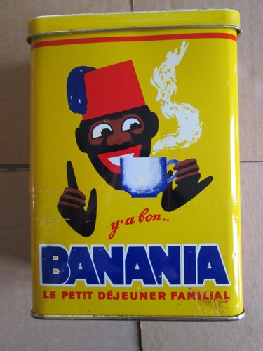 Boîte métallique banania - métallique,