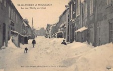 Saint-Pierre & Miquelon - La rue Nielly en hiver - Ed. Léon Briand 34