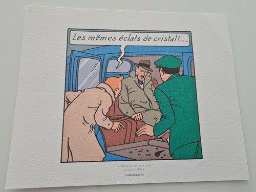Tintin planche dessin hergé - planche,
