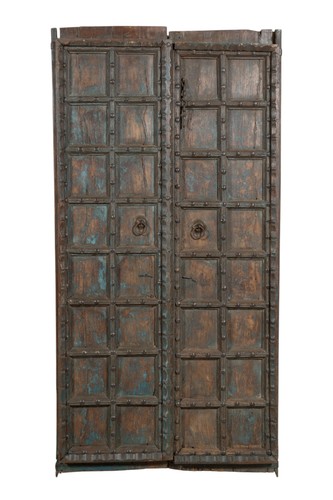 Portail ancien bois teck - portail,