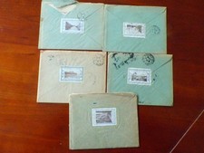 lot vignettes publicitaires Marseille et Provence sur lettres  timbres France
