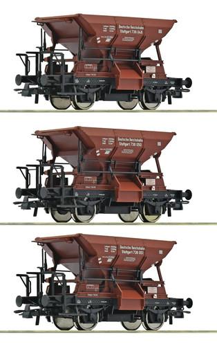 Roco set wagons trémies - roco, wagons-trémies