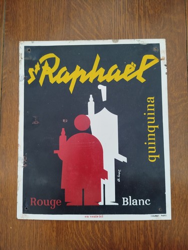 Ancienne plaque publicitaire - ancienne,