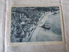 PLANCHE CARTONNEE EDUCATIVE ALPES MARITIMES 06 NICE VUE GENERALE