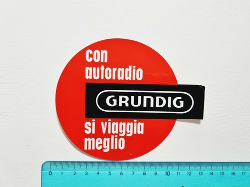 Autocollant grundig radio - autocollant,