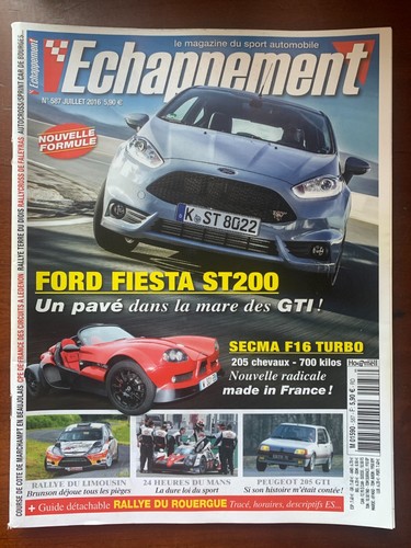 Echappement 587 07 2016 - echappement, n°587