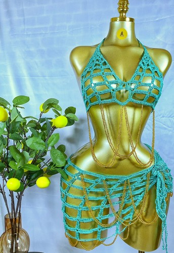 Handmade turquoise crochet - handmade,