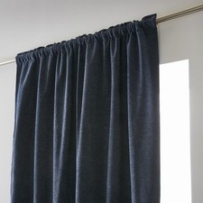 Rideau galon fronceur 140x260 cm Occultant + polaire BJORN Minuit