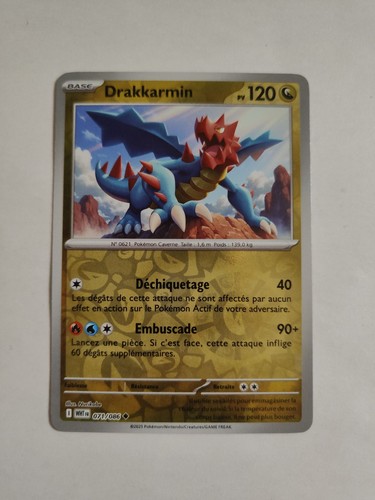 Carte pokemon drakkarmin - pokemon,
